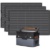 ALLPOWERS Solar Generator Kit 1500W (S1500 + SF100 100W Flexible Solar Panel)