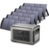 Solar Generator Kit 3200W Power Station 600W Solar Panel