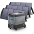 ALLPOWERS Solar Generator Kit 3600W (R4000 + SF100 100W Flexible Solar Panel)