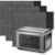 Solar Generator Kit 3200W Power Station 600W Solar Panel