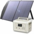 Solar Generator Kit 600W Portable Power Station 100W Solar Panel